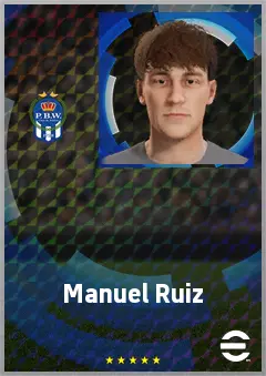 Manuel Ruiz eFootball 2026 player card, 59 OVR CMF