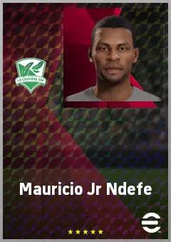 Mauricio Jr Ndefe eFootball 2026 player card, 58 OVR AMF