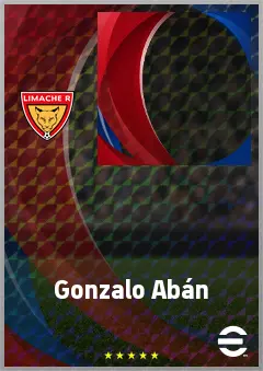 Gonzalo Abán eFootball 2026 player card, 61 OVR CMF