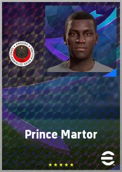 Prince Martor eFootball 2026 player card, 60 OVR LWF
