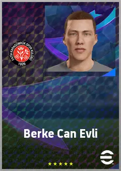 Berke Can Evli eFootball 2026 player card, 60 OVR GK