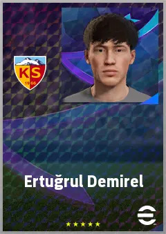 Ertuğrul Demirel eFootball 2026 player card, 60 OVR RB
