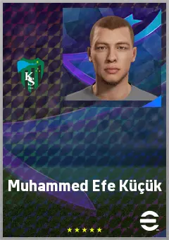 Muhammed Efe Küçük eFootball 2026 player card, 60 OVR CB