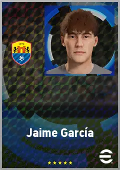Jaime García eFootball 2026 player card, 61 OVR GK