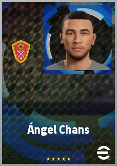 Ángel Chans eFootball 2026 player card, 61 OVR RB