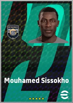 Mouhamed Sissokho eFootball 2026 player card, 60 OVR GK