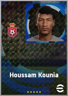 Houssam Kounia eFootball 2026 player card, 60 OVR CF