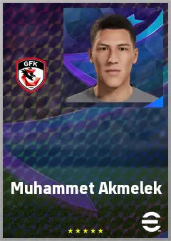 Muhammet Akmelek eFootball 2026 player card, 59 OVR CF