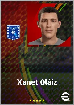 Xanet Oláiz eFootball 2026 player card, 60 OVR CB