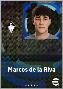 Marcos de la Riva eFootball 2026 player card, 60 OVR CMF