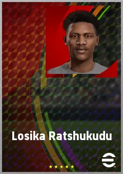 Losika Ratshukudu eFootball 2026 player card, 61 OVR AMF