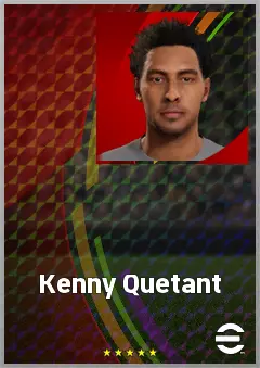 Kenny Quetant eFootball 2026 player card, 62 OVR CF