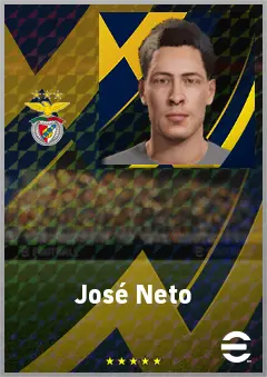 José Neto eFootball 2026 player card, 63 OVR LB