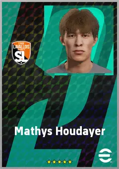 Mathys Houdayer eFootball 2026 player card, 59 OVR DMF