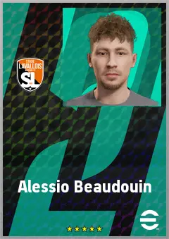 Alessio Beaudouin eFootball 2026 player card, 61 OVR DMF