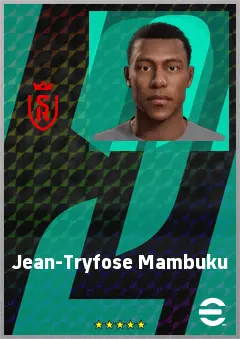 Jean-Tryfose Mambuku eFootball 2026 player card, 61 OVR RB