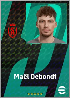 Maël Debondt eFootball 2026 player card, 62 OVR LB