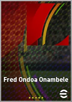 Fred Ondoa Onambele eFootball 2026 player card, 59 OVR LWF