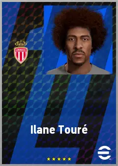 Ilane Touré eFootball 2026 player card, 60 OVR RB