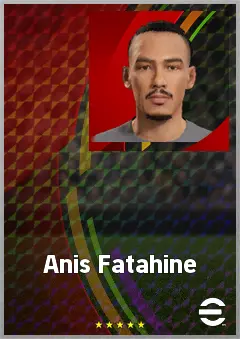 Anis Fatahine eFootball 2026 player card, 61 OVR LB