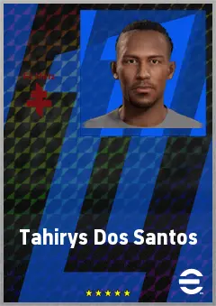 Tahirys Dos Santos eFootball 2026 player card, 62 OVR LB