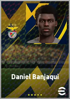 Daniel Banjaqui eFootball 2026 player card, 62 OVR RB