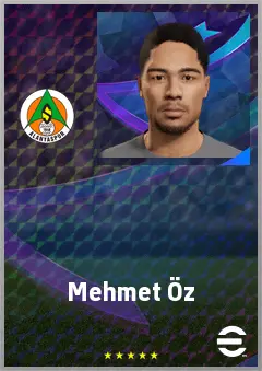 Mehmet Öz eFootball 2026 player card, 61 OVR DMF