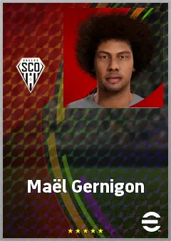 Maël Gernigon eFootball 2026 player card, 60 OVR CB