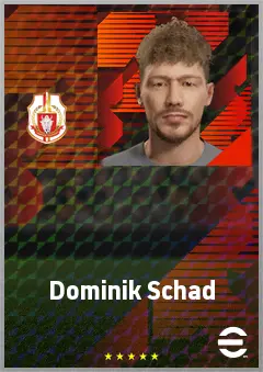 Dominik Schad eFootball 2026 player card, 64 OVR RB