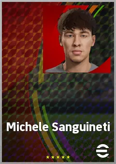 Michele Sanguineti eFootball 2026 player card, 61 OVR GK