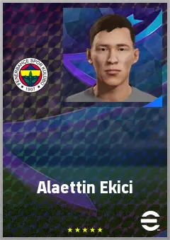 Alaettin Ekici eFootball 2026 player card, 63 OVR LWF
