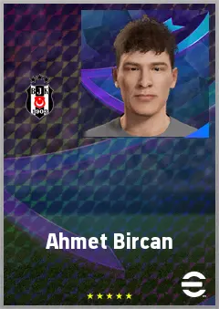 Ahmet Bircan eFootball 2026 player card, 60 OVR CF