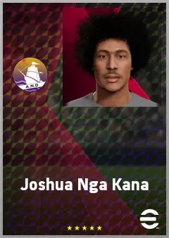 Joshua Nga Kana eFootball 2026 player card, 59 OVR AMF