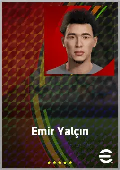 Emir Yalçın eFootball 2026 player card, 59 OVR CF