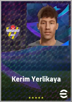 Kerim Yerlikaya eFootball 2026 player card, 63 OVR GK