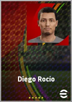 Diego Rocío eFootball 2026 player card, 62 OVR CF