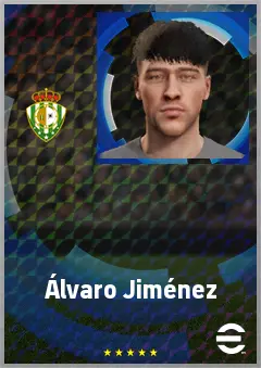 Álvaro Jiménez eFootball 2026 player card, 60 OVR GK