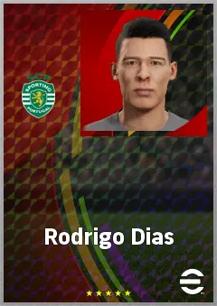 Rodrigo Dias eFootball 2026 player card, 61 OVR LB