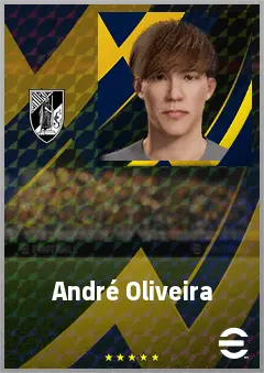 André Oliveira eFootball 2026 player card, 60 OVR CB