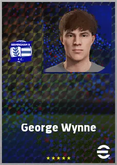 George Wynne eFootball 2026 player card, 59 OVR DMF