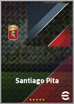 Santiago Pita eFootball 2026 player card, 62 OVR LWF