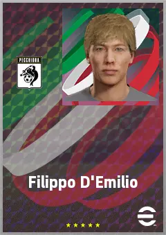 Filippo D'Emilio eFootball 2026 player card, 60 OVR GK