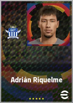 Adrián Riquelme eFootball 2026 player card, 61 OVR CMF
