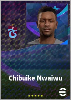Chibuike Nwaiwu eFootball 2026 player card, 72 OVR CB