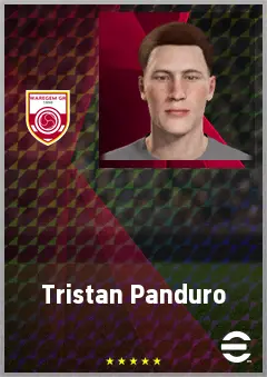 Tristan Panduro eFootball 2026 player card, 59 OVR CMF