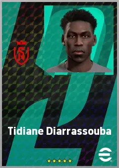 Tidiane Diarrassouba eFootball 2026 player card, 60 OVR RWF