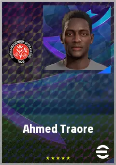 Ahmed Traore eFootball 2026 player card, 59 OVR CF