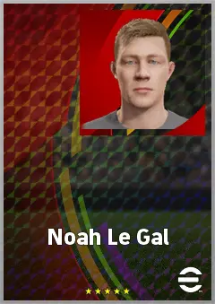 Noah Le Gal eFootball 2026 player card, 60 OVR RB