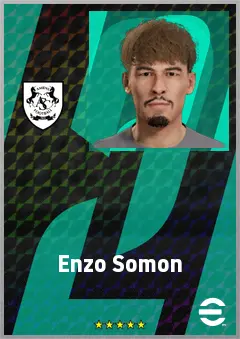 Enzo Somon eFootball 2026 player card, 61 OVR AMF