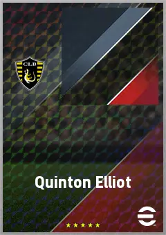 Quinton Elliot eFootball 2026 player card, 65 OVR RMF